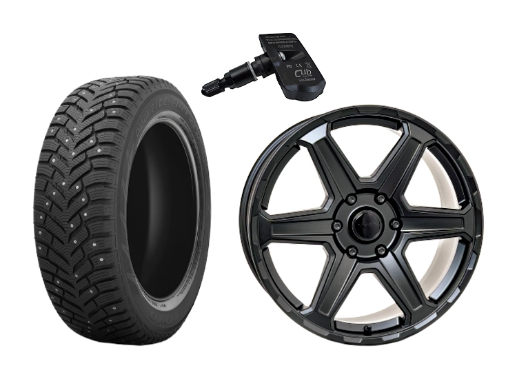 Komplett fälgpaket 18" vinter med dubbdäck VW Amarok / Ford Ranger 2023+