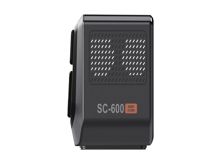 SENCI Litium LPS 512Wh Power Station med 600W (1200W) sinus inverter
