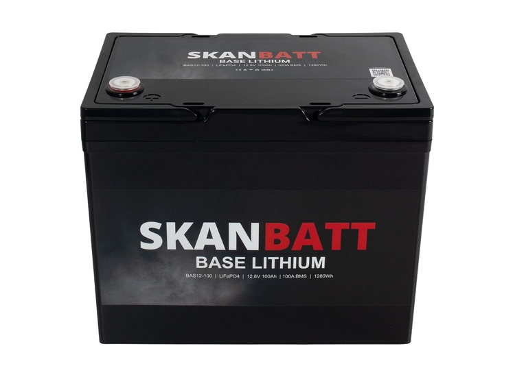 Litiumbatteri SKANBATT Base 12V 100Ah small