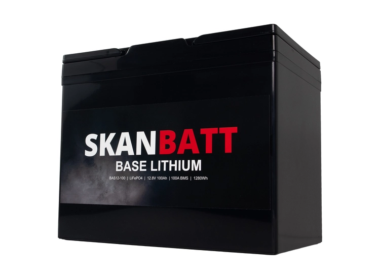 Litiumbatteri SKANBATT Base 12V 100Ah small