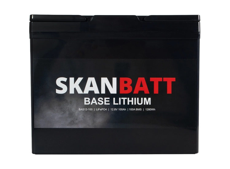 Litiumbatteri SKANBATT Base 12V 100Ah small