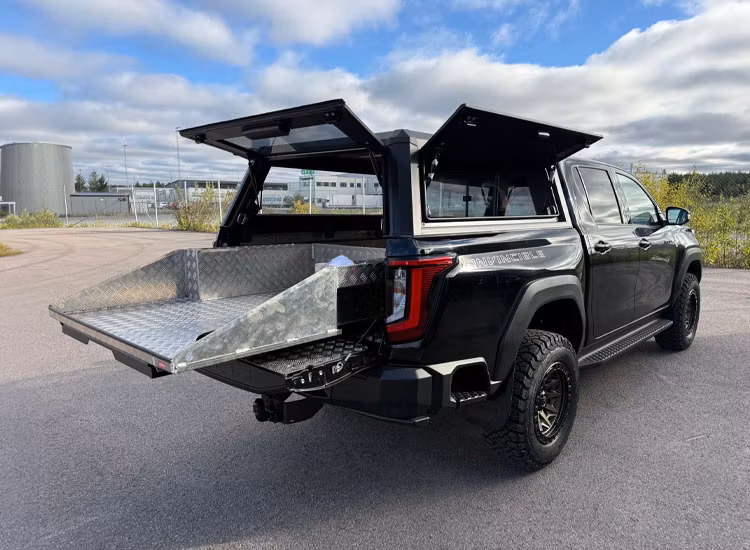 Rival Hardtop flakkåpa aluminium Toyota Hilux D/C 2027+