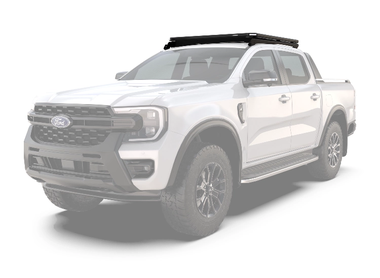 Front Runner Slimline 3 - monterad på Ford Ranger sedd snett framifrån