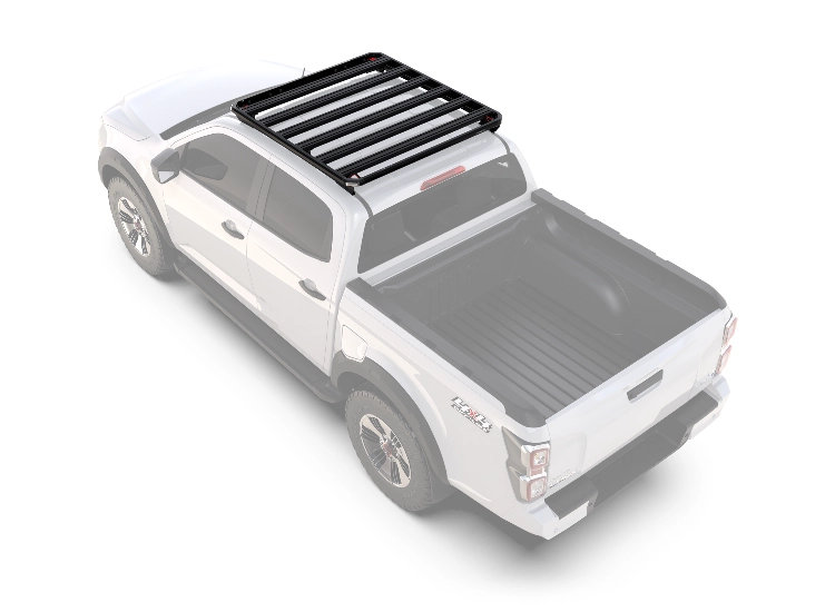 Front Runner Slimline 3 - monterad på Isuzu D-Max sedd snett bakifrån och ovanifrån