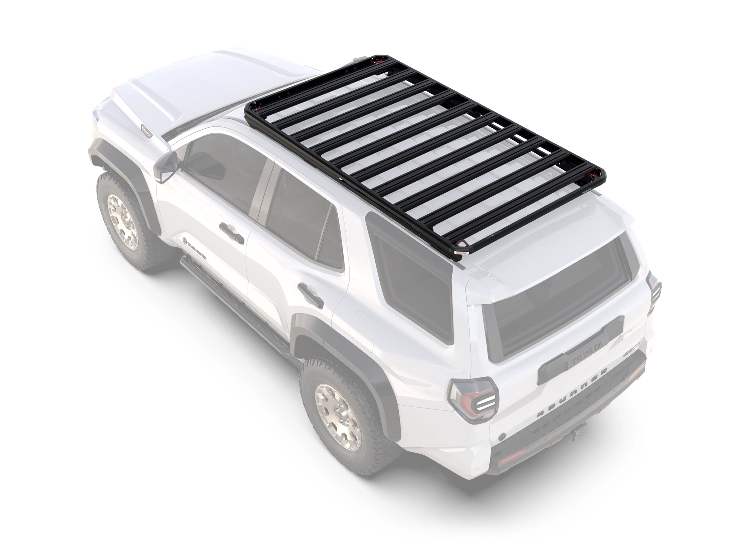 Front Runner Slimline 3 - monterad på Toyota 4Runner sedd snett bakifrån och ovanifrån
