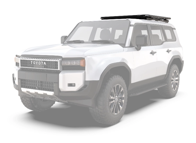 Front Runner Slimline 3 - monterad på Toyota Land Cruiser 250 sedd snett framifrån
