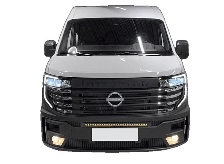 Extraljuskit NEAT Quick Mount Nissan Interstar 2025+ – monterat på bilen