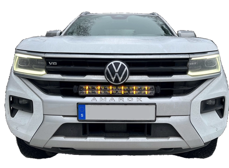 Extraljuskit NEAT SC Dual 600 VW Amarok 2024+ – monterat på bilen