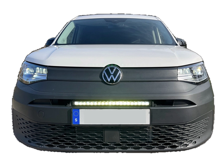 Extraljuskit NEAT W-light Impulse 2.1 VW Caddy 5 2020+ – monterat på bilen