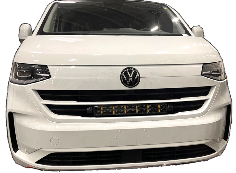 Extraljuskit NEAT SC Dual 600 VW Transporter T7 2025+ – monterat på bilen
