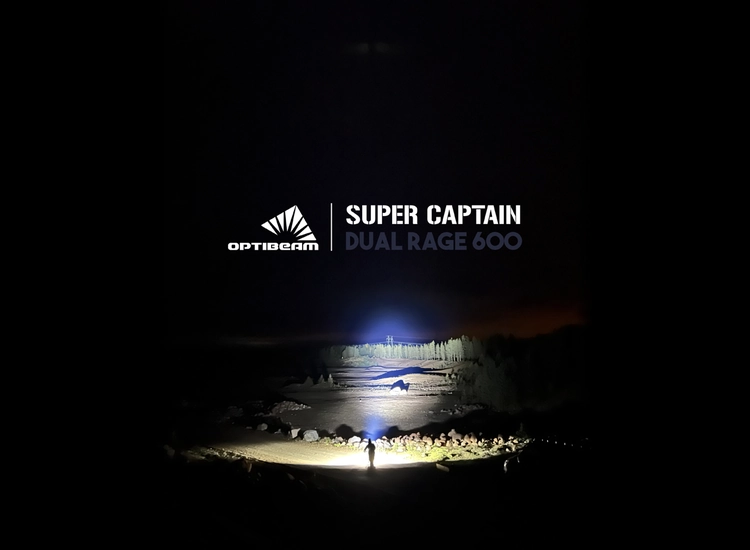 Optibeam Super Captain Dual Rage 600 – leverantörens illustration av belysningen