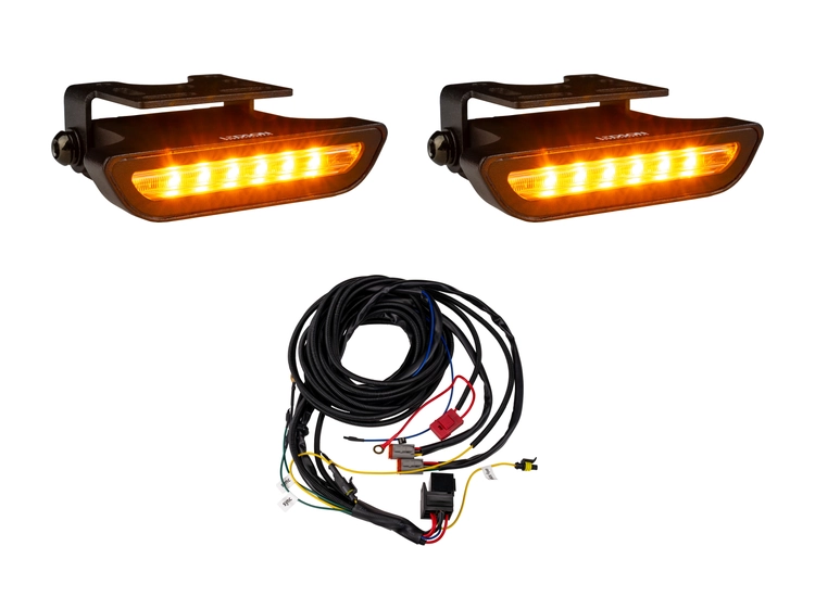 Ledson Nano Strobe tvåpack med kabelsats – 12 V
