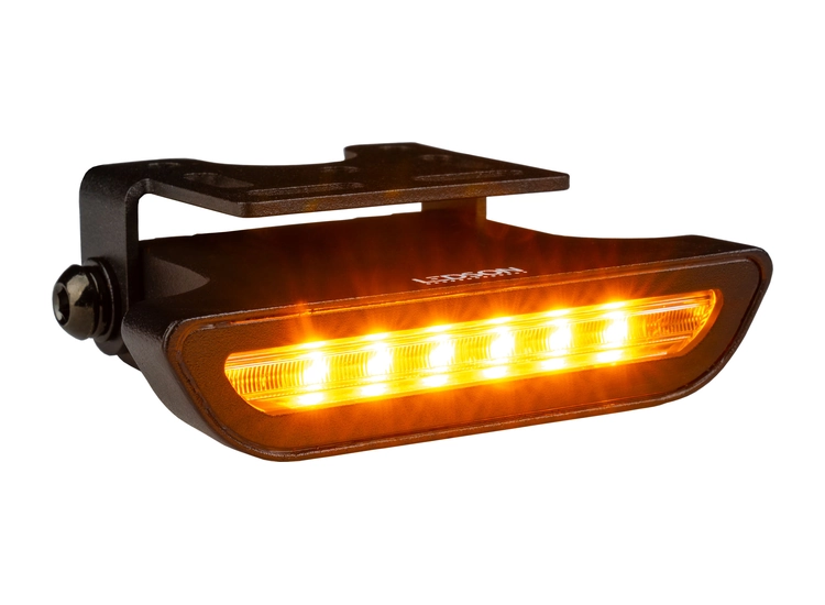 Ledson Nano Strobe backljus med varningsljus
