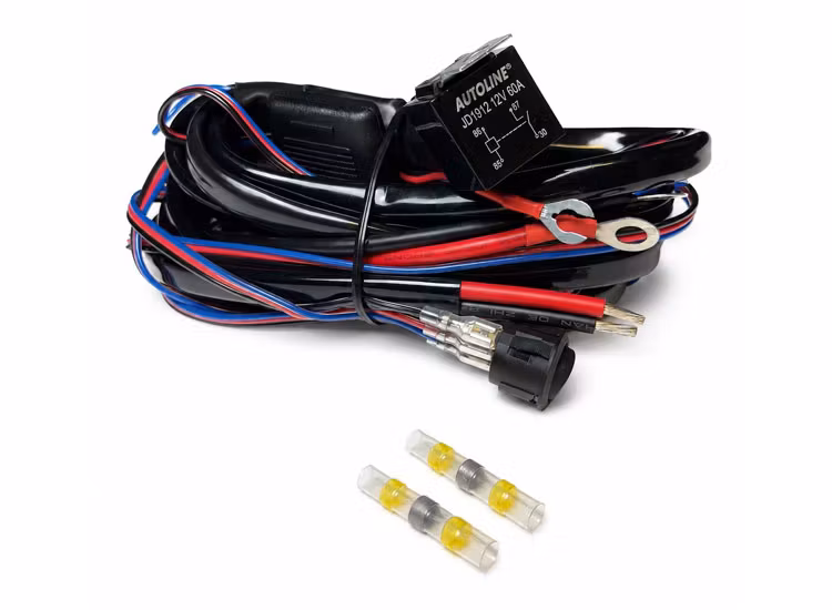 Heavy Duty reläkabelsats för 1st LED ramp 12V / 24V