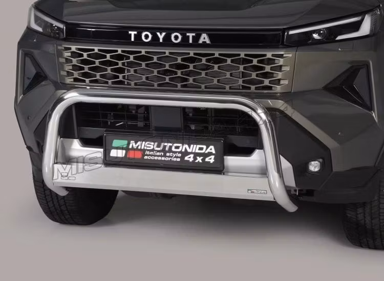 Misutonida frontbåge 63 mm rostfri till Toyota Hilux Double Cab 2026+