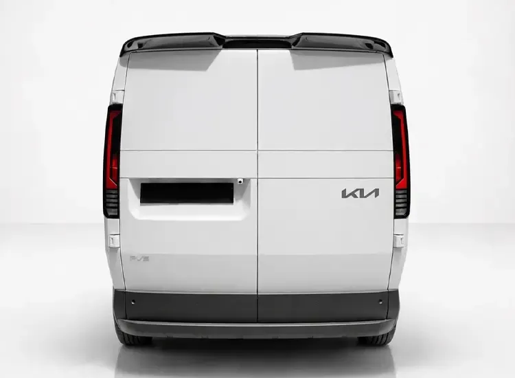 Takvinge Kia PV5 Cargo med dubbla bakdörrar