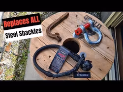 SABER Soft schackel 24.000kg med HDX Technora bindning