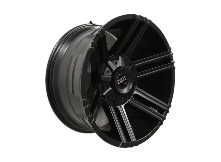 DIRT A.T D102 Flatblack 10x20 5x127/139,7 ET-25 CB78,1 – referensbild