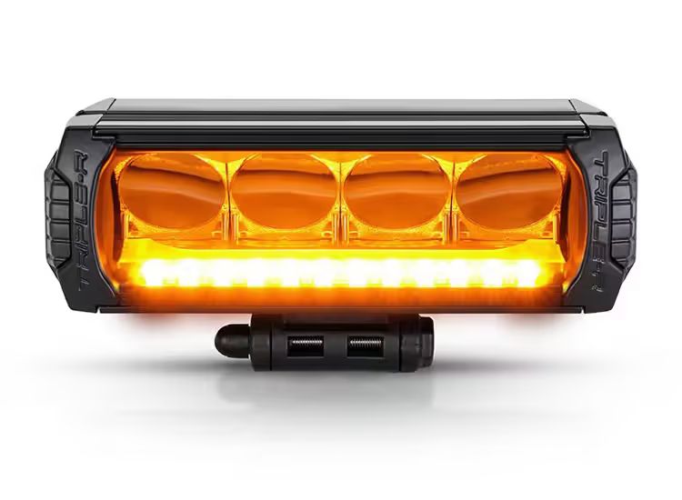 Lazer Triple-R 750 Beacon med orange blixtljus, en av kitets två lampor
