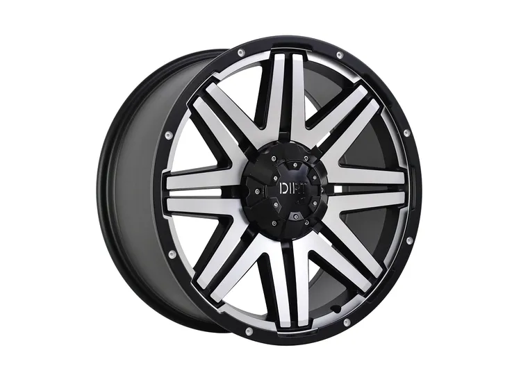DIRT A.T D68 Flatblack machined face 9x20 6x114,3 ET25 CB66,1