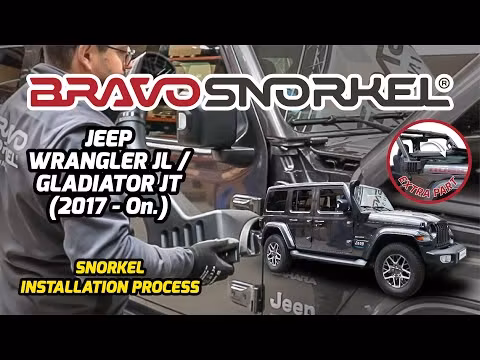 Snorkel EC godkänd Jeep Wrangler JL / JT 2017+