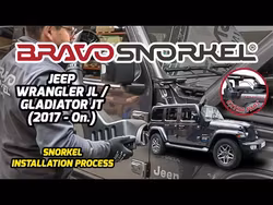 Snorkel EC godkänd Jeep Wrangler JL / JT 2017+