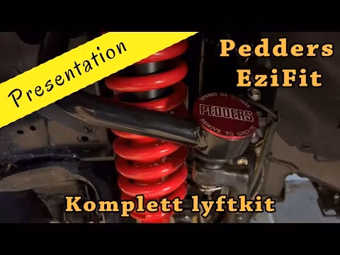 Pedders höjningssats EHD 600kg+ 40mm Toyota Hilux 2015+