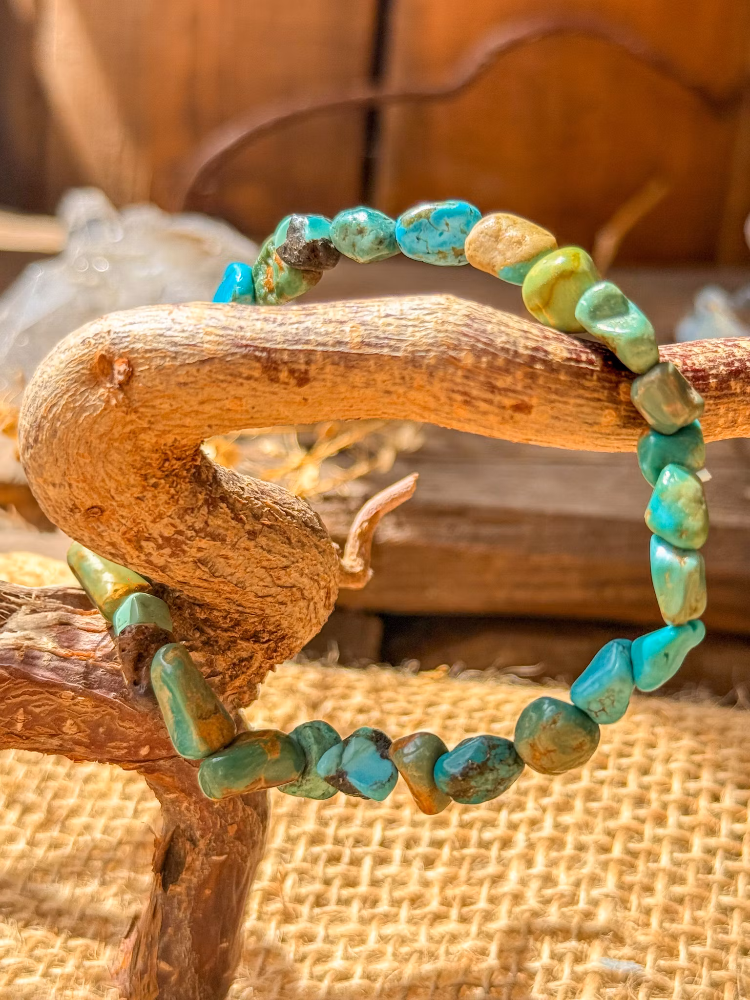 Tibetansk turkos armband
