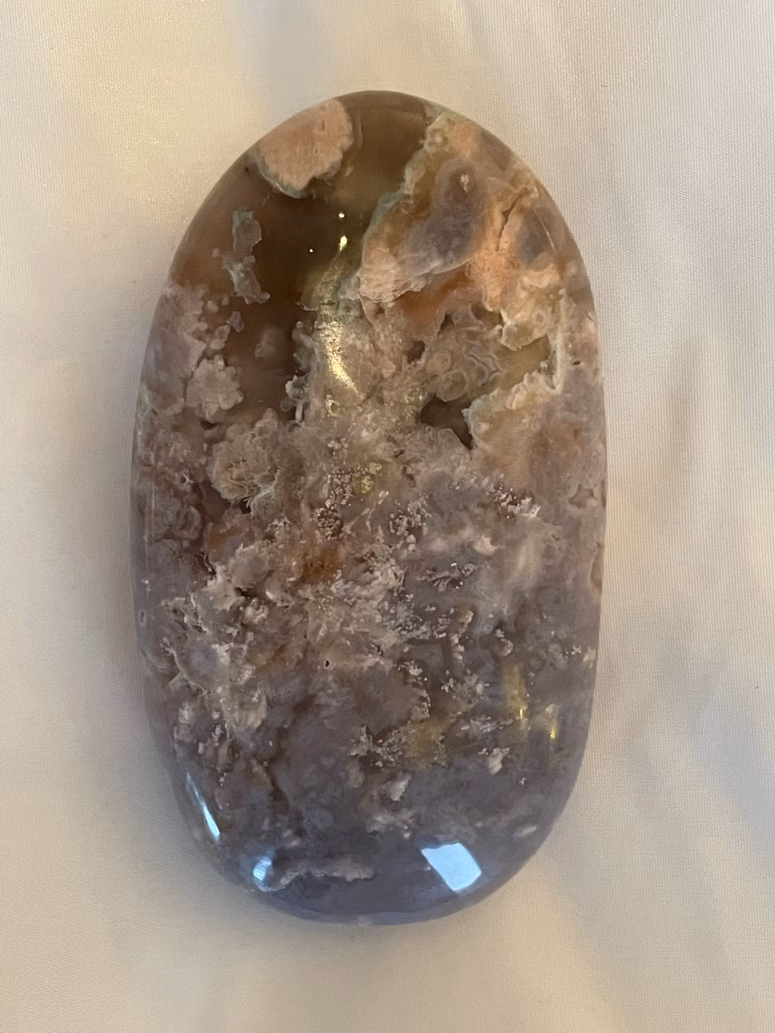 Blomsteragat palmstone (Blom5)