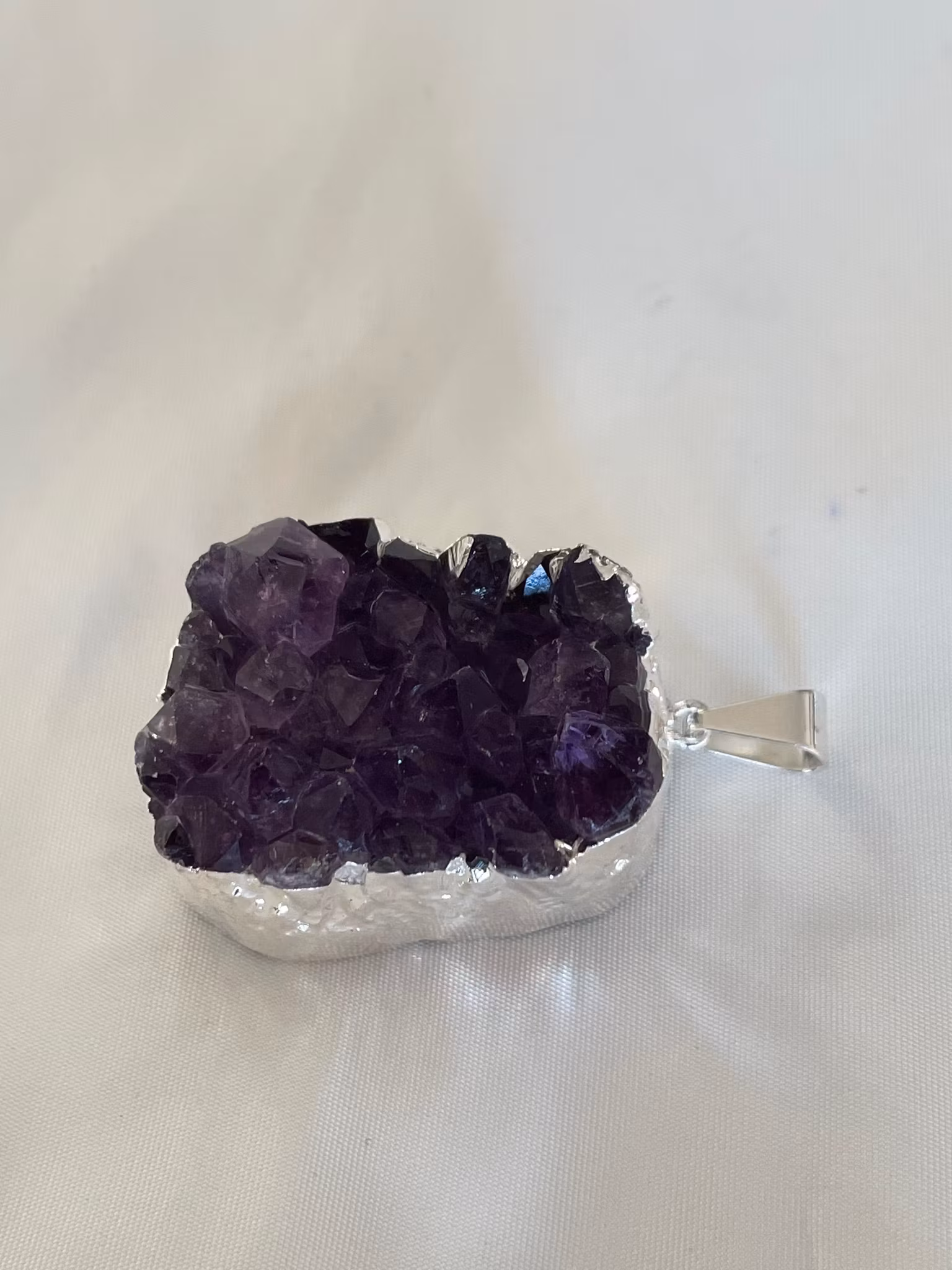 Ametist smycke (små kluster)