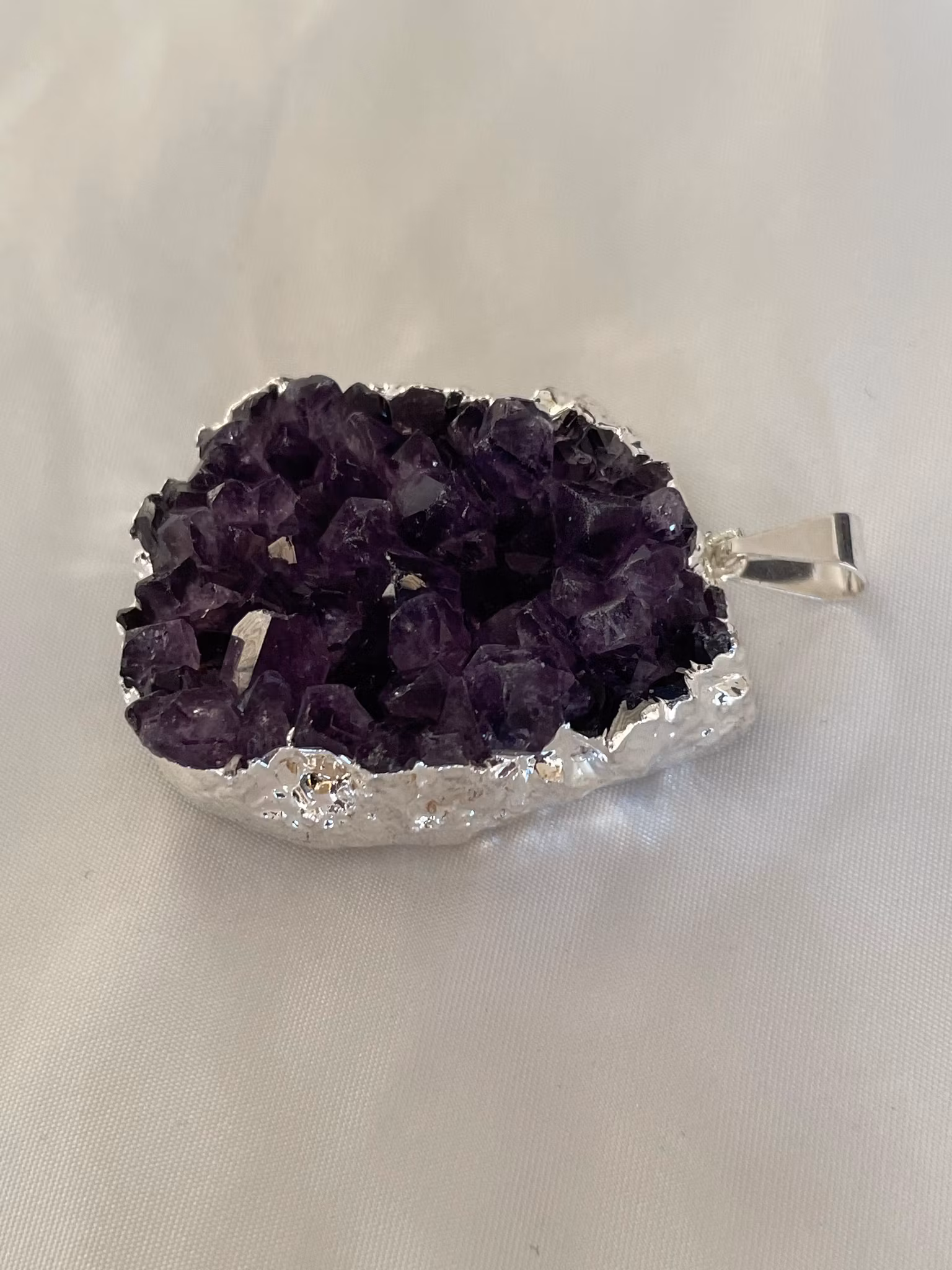 Ametist smycke (små kluster)