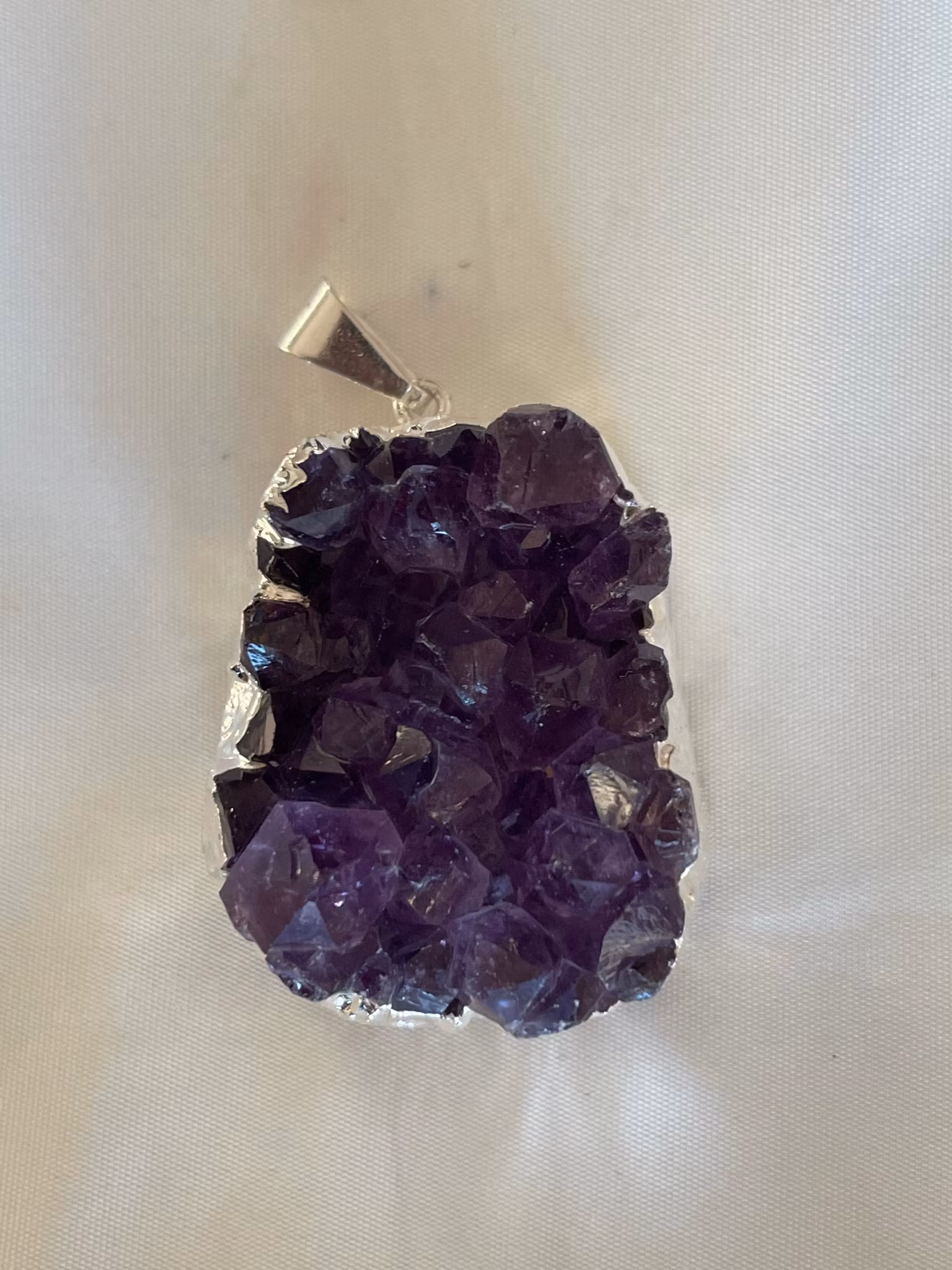Ametist smycke (små kluster)