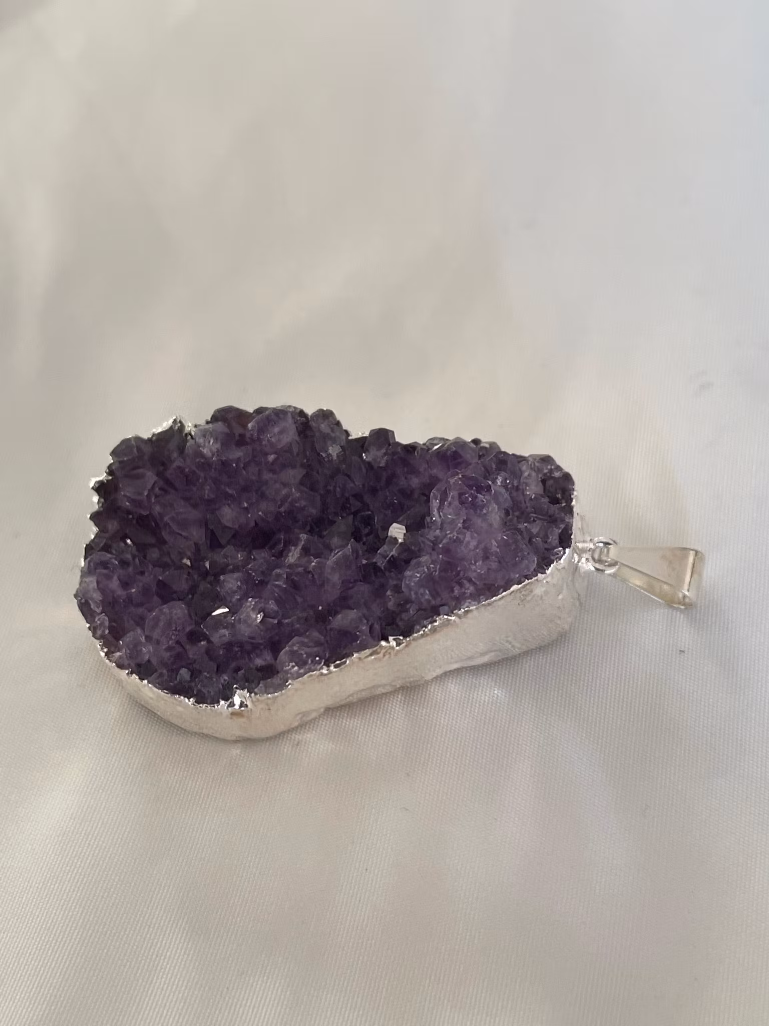 Ametist smycke (små kluster)