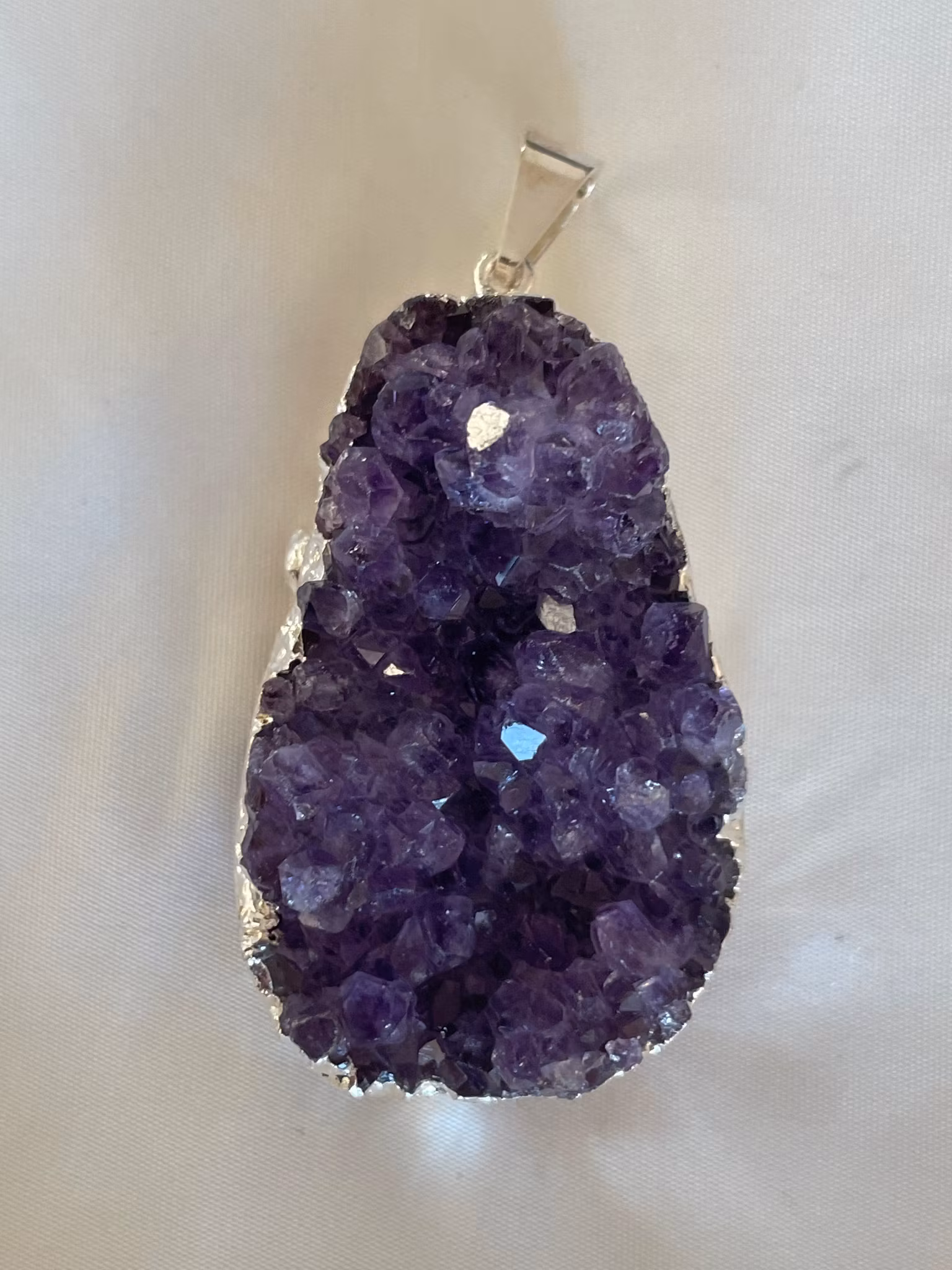 Ametist smycke (små kluster)