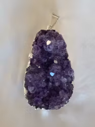 Ametist smycke (små kluster)