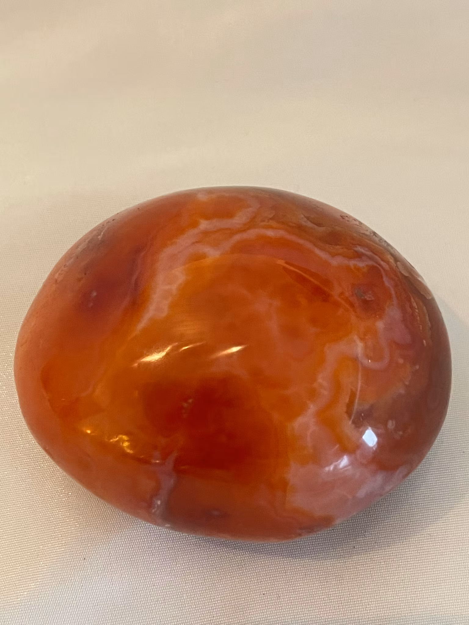 Karneol  Palmstone rundare (K4)