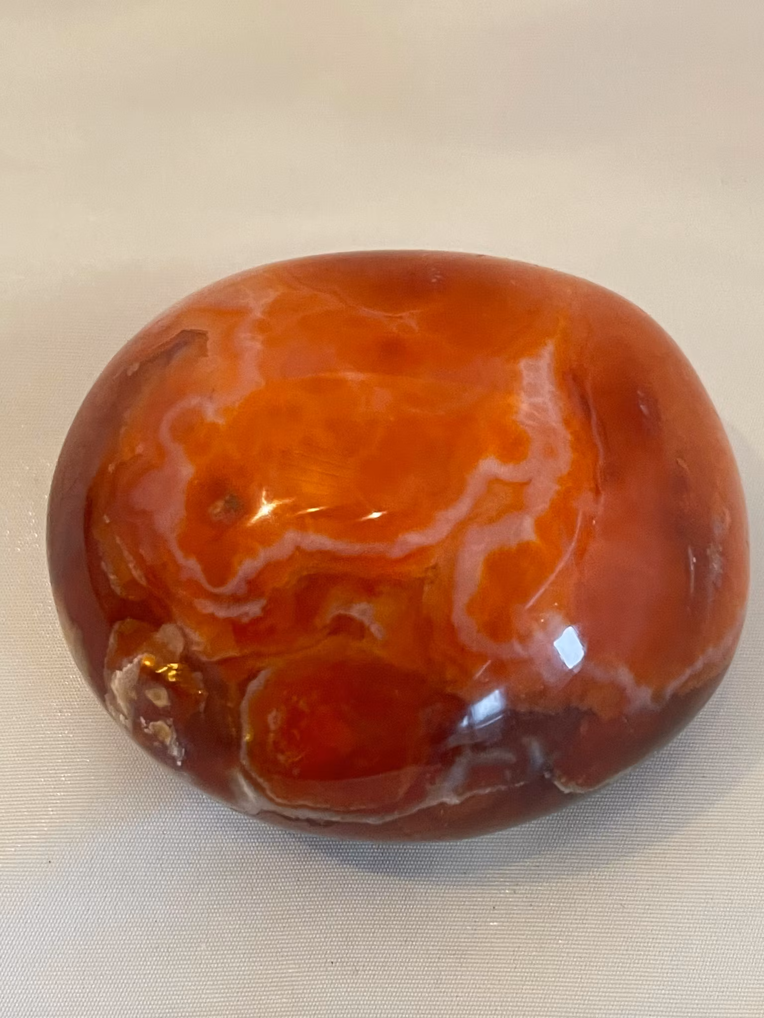 Karneol  Palmstone rundare (K4)