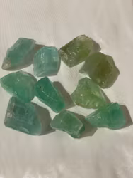 Grön Kalcit rå (små)