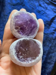 EMA ägg i Ametist (stor)