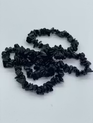 Armband med Svart Turmalinchips