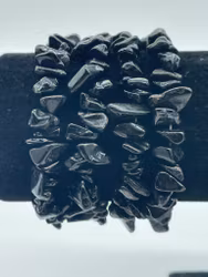 Armband med Svart Turmalinchips