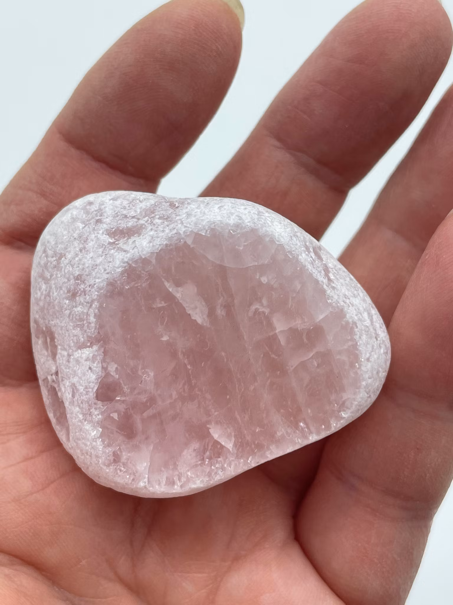EMA ägg Rosenkvarts (mellan)