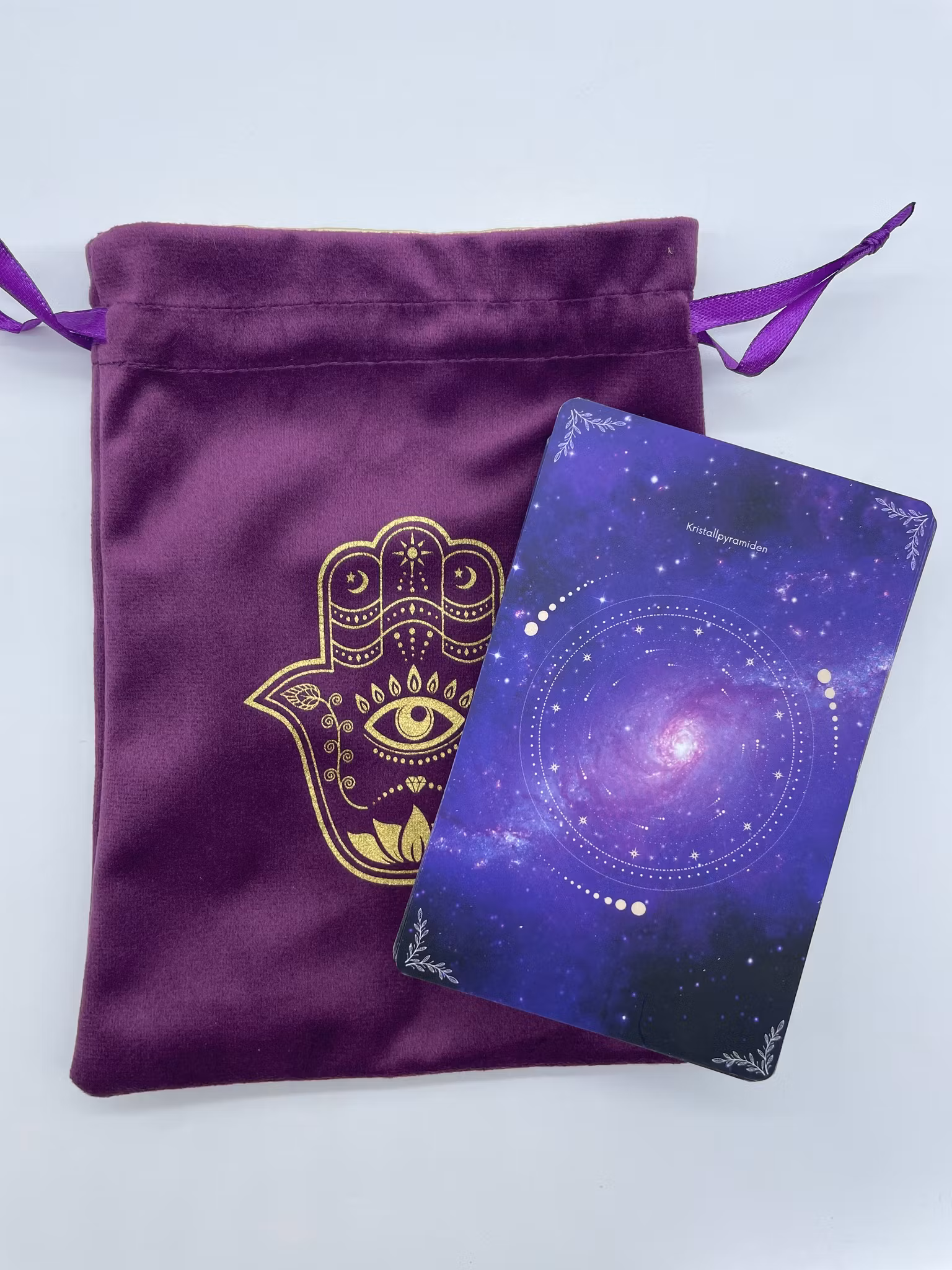 Tarotpåse lila stor