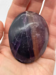 Regnbågsfluorit palmstone 3