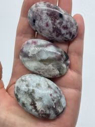 Rosa Turmalin (mindre) palmstone