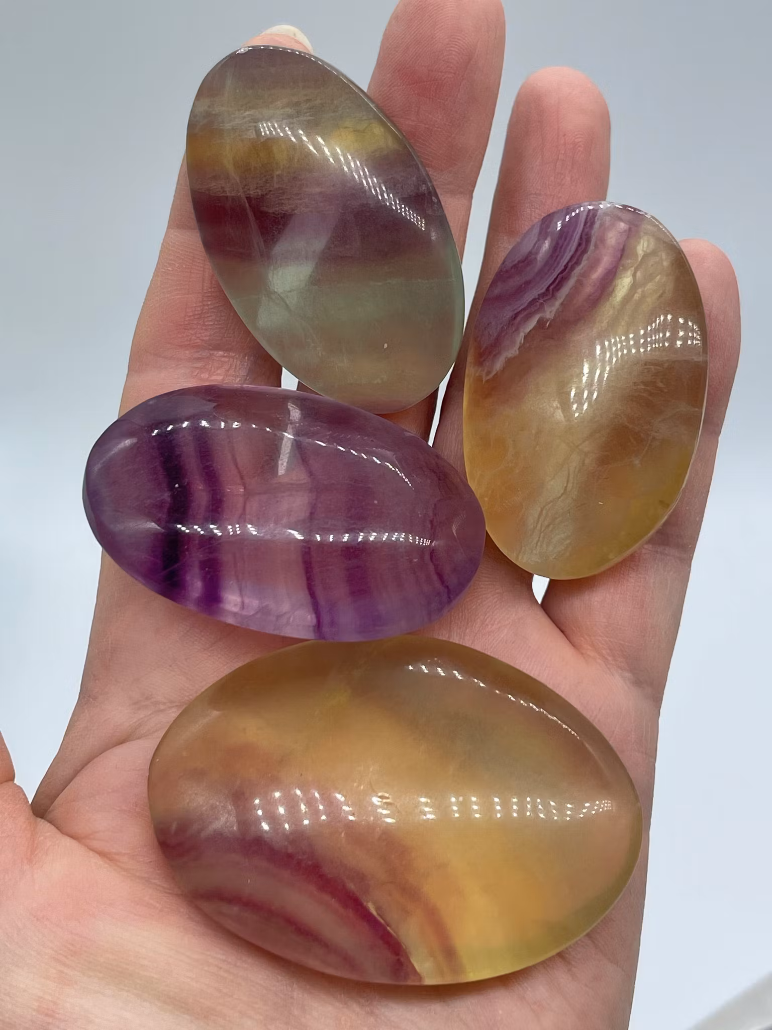Candy Fluorit palmstone (I butiken)