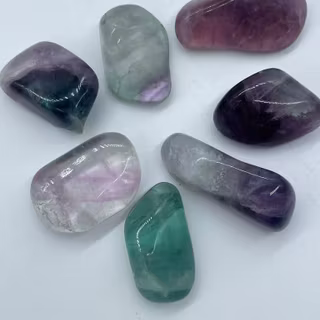 Fluorit trumlad (stor)