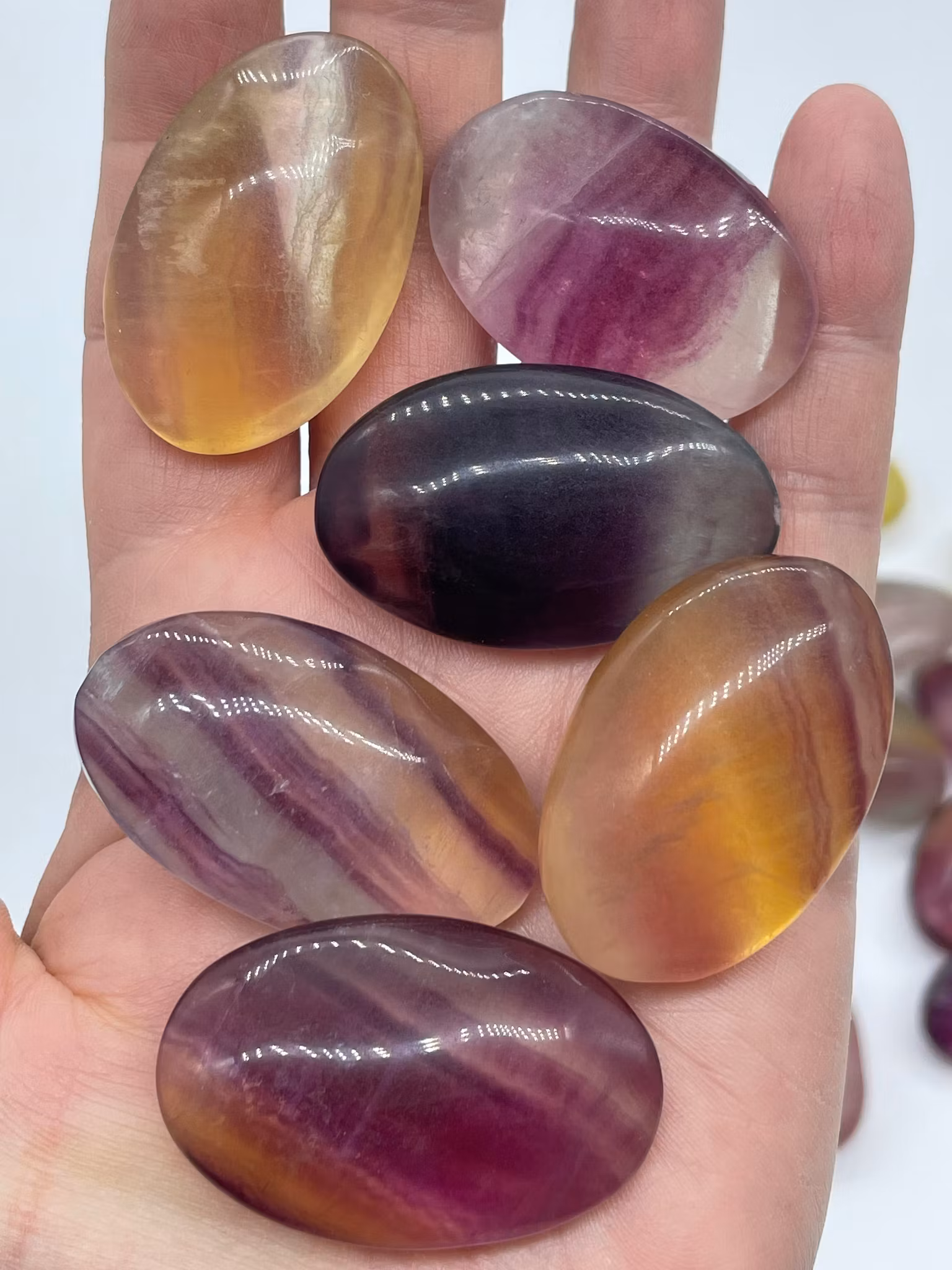 Candy Fluorit palmstone (små)