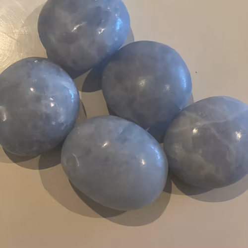 Blå Kalcit Palmstone