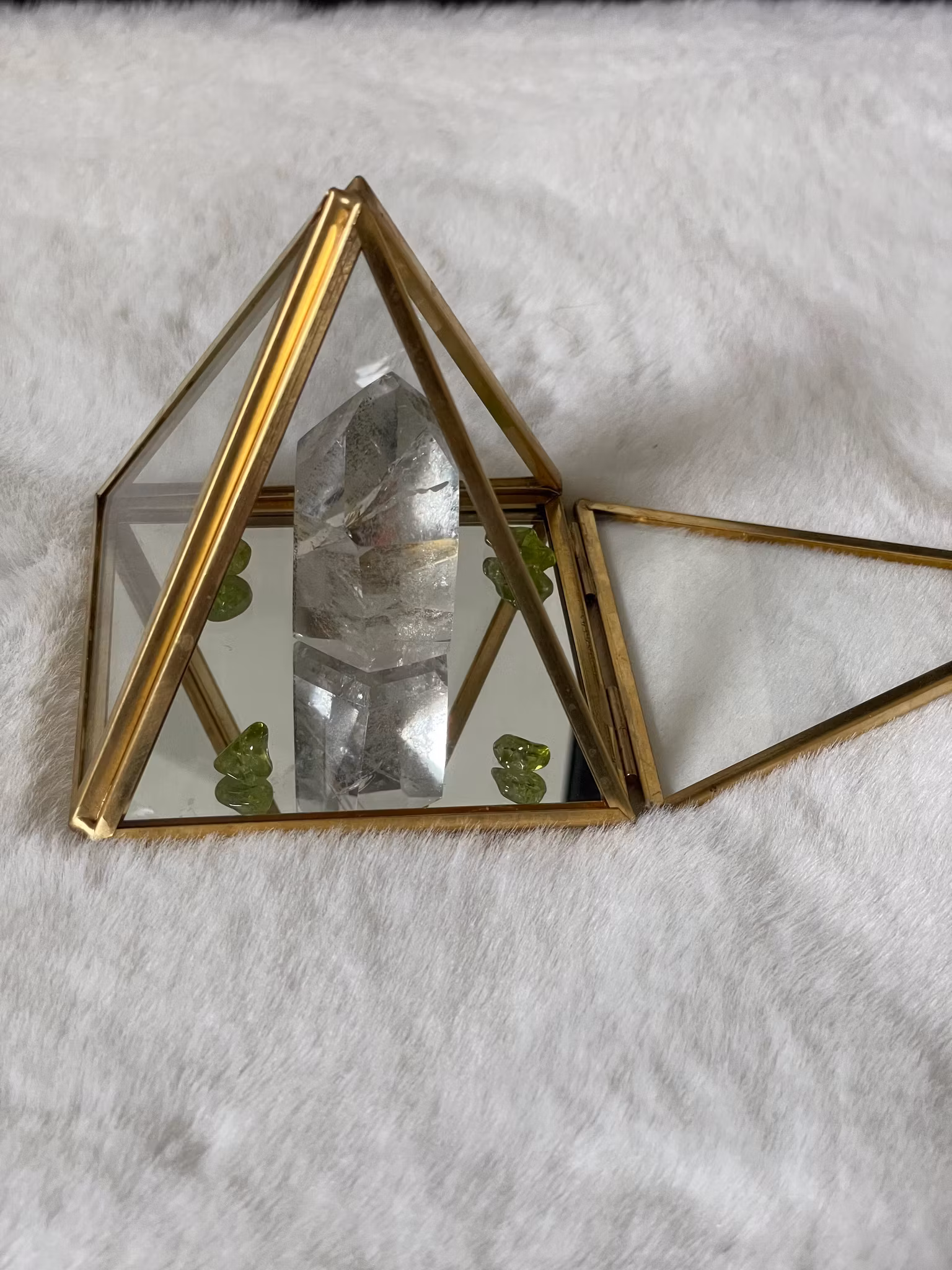 Glaspyramid 8cm*8cm